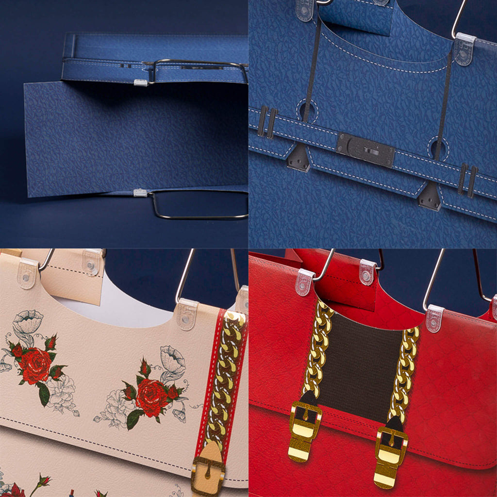 Paper Bags For Gift Cloth Bouquet Packaging with Handle