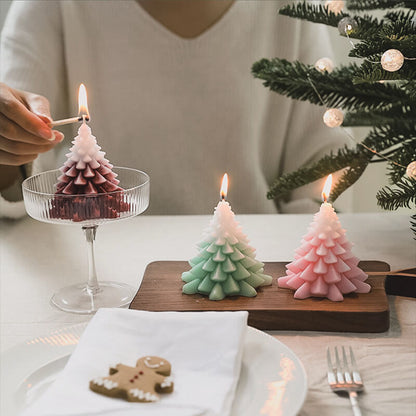 Bougie parfumée au sapin de Noël