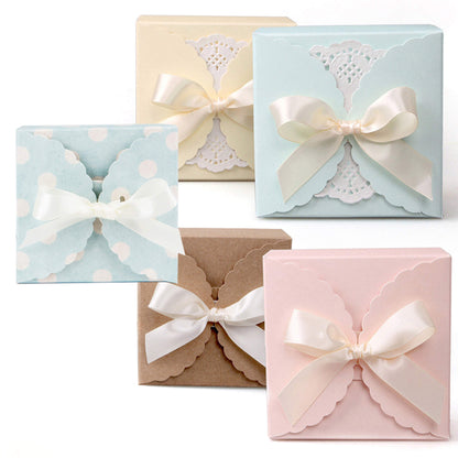 Baking candy handmade soap square gift paper box