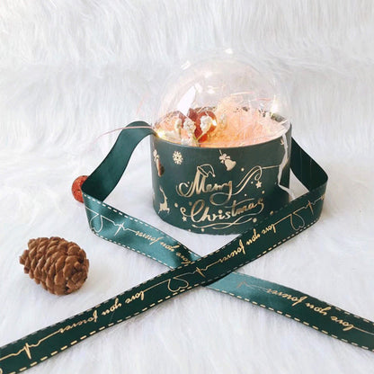 Christmas Hug Bucket Transparent Gift Box