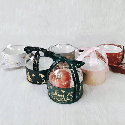 Christmas Hug Bucket Transparent Gift Box