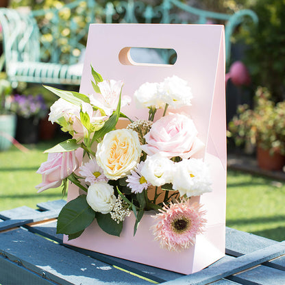 Kraft Wrapping Bags with Handle for Flowers