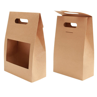 Kraft Wrapping Bags with Handle for Flowers