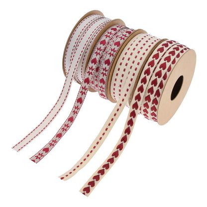 Woven Jacquard Love Ribbon