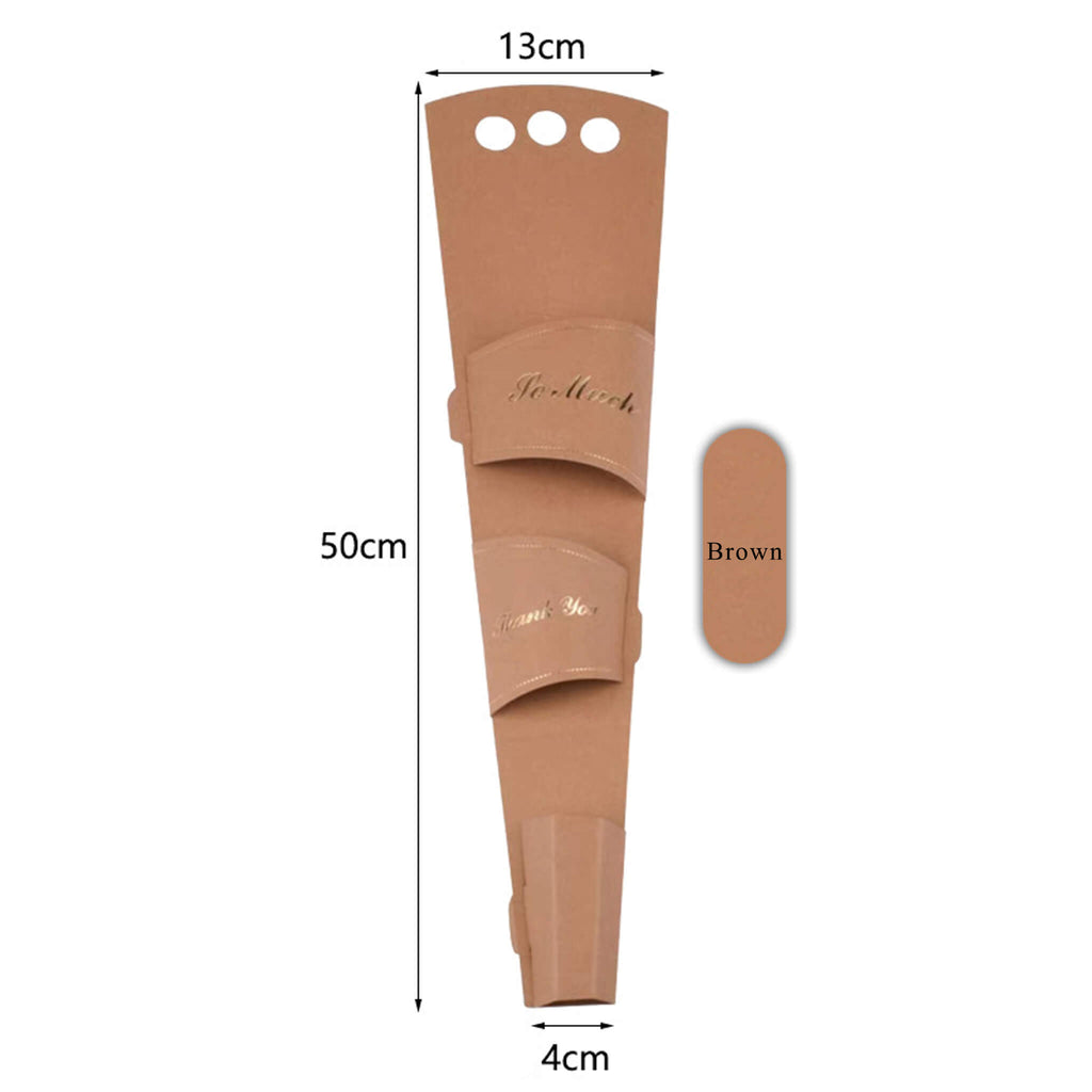 10pcs Hollow Flower Box Valentine's Day Single Flower Bouquet