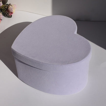 Velvet Heart Shaped Box