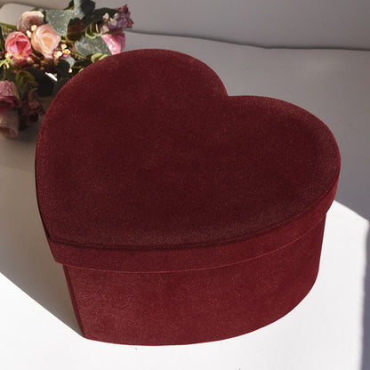 Velvet Heart Shaped Box