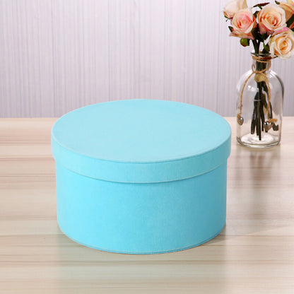 Velvet Round Box for Flower
