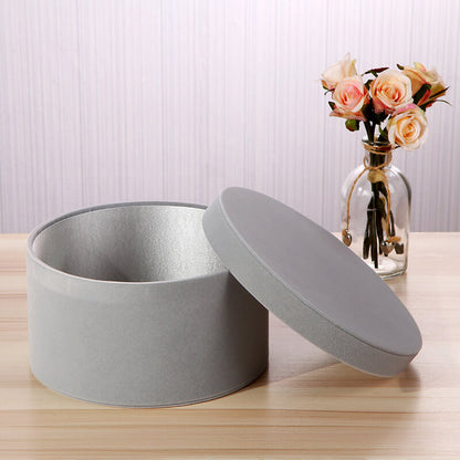 Velvet Round Box for Flower