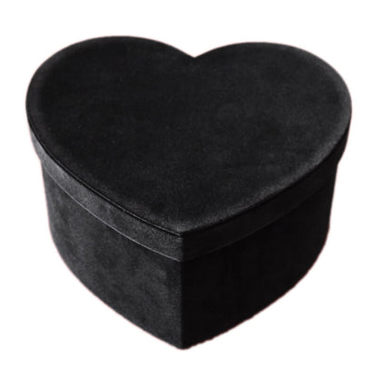 Velvet Heart Shaped Box