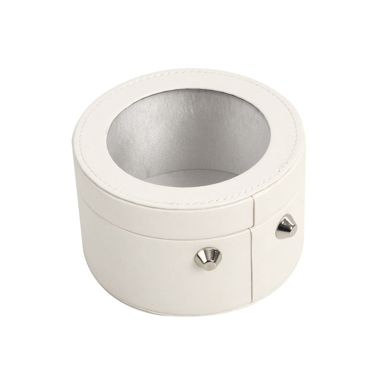 Leather Round Flower Gift Box