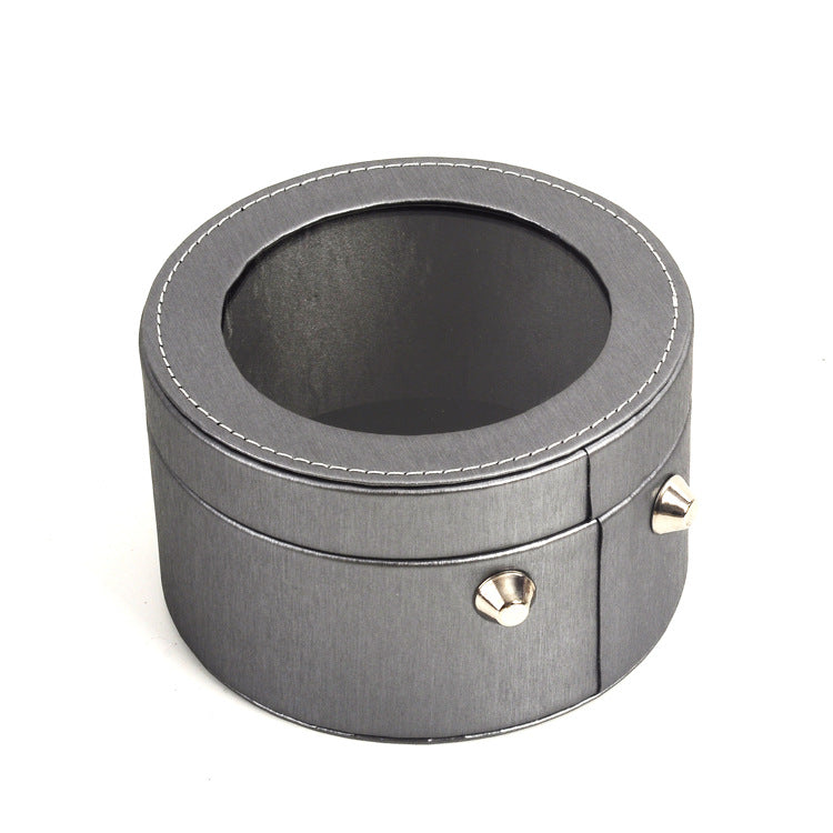 Leather Round Flower Gift Box