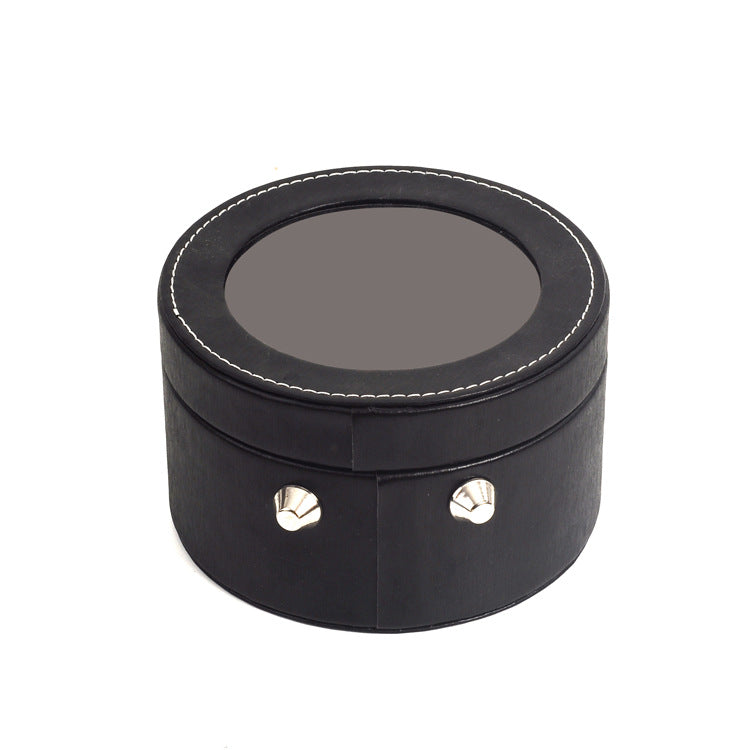 Leather Round Flower Gift Box