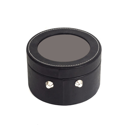 Leather Round Flower Gift Box