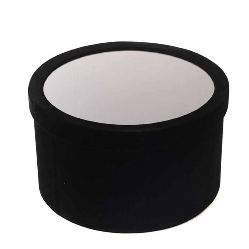 Velvet Round Rose Flower Boxes