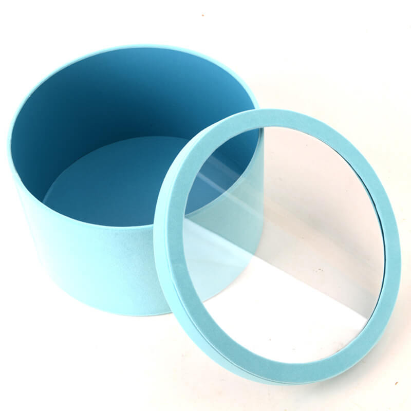 Velvet Round Rose Flower Boxes