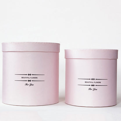 Set of 2pcs, Round Box For Flower