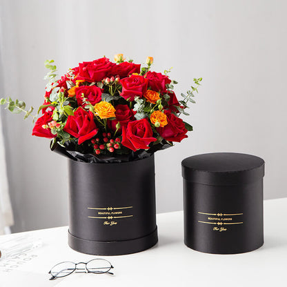 Set of 2pcs, Round Box For Flower