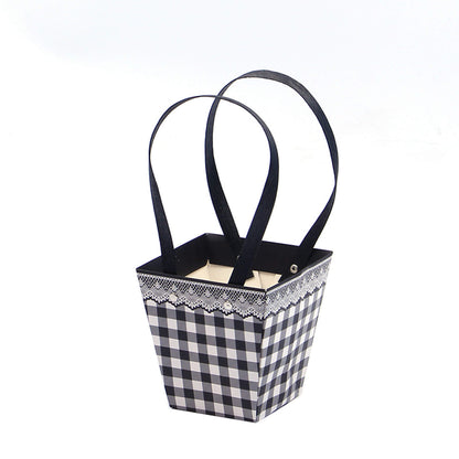Portable Flower Paper Packaging Bags