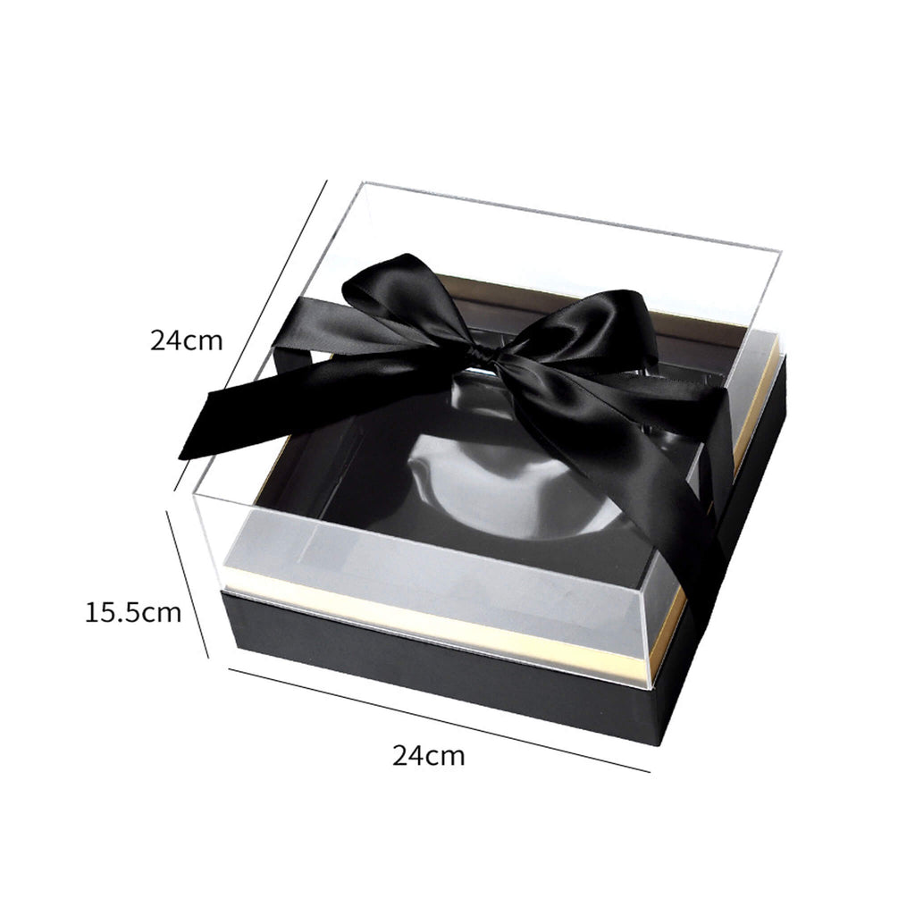 Window Clear Heart Shaped Flower Box