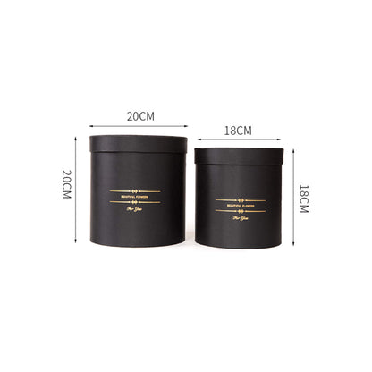 Set of 2pcs, Round Box For Flower