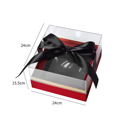 Window Clear Heart Shaped Flower Box