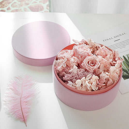 Velvet Round Flower Box