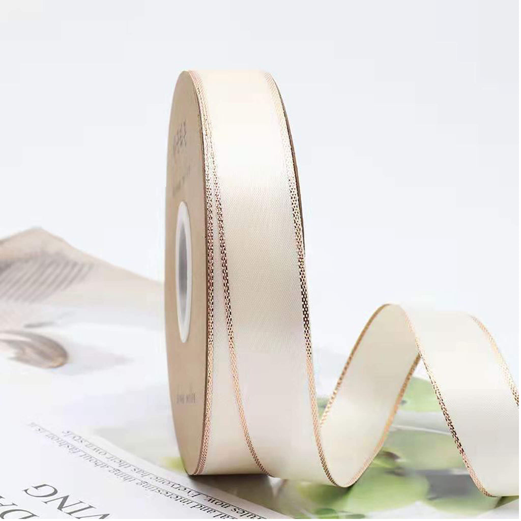Solid Color Satin Ribbon for Flower Wrapping (2.3cmx50Yd)