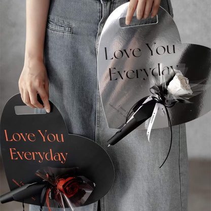 Heart Shaped Paper Flowers Arrangements