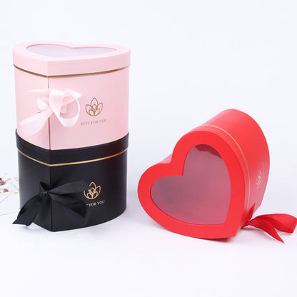 2 Tier Layer Heart Shape Boxes