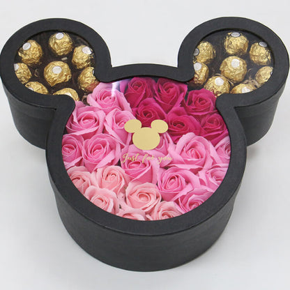 Mickey Flower Arrangement Hand Gift Boxes