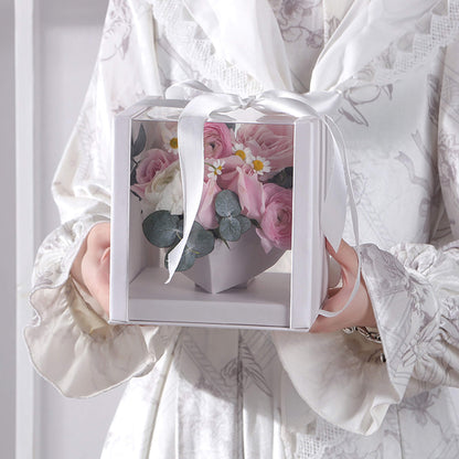 Mini Window Heart Shaped Flower boxes