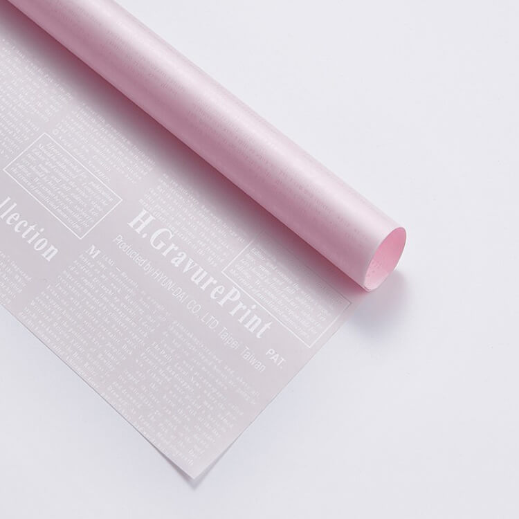 Double-sided Retro Newspaper Waterproof Florist Paper 20 Sheets 58x58cm