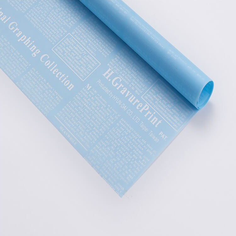 Double-sided Retro Newspaper Waterproof Florist Paper 20 Sheets 58x58cm