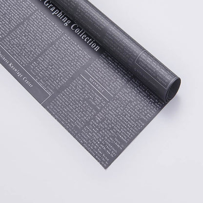 Double-sided Retro Newspaper Waterproof Florist Paper 20 Sheets 58x58cm