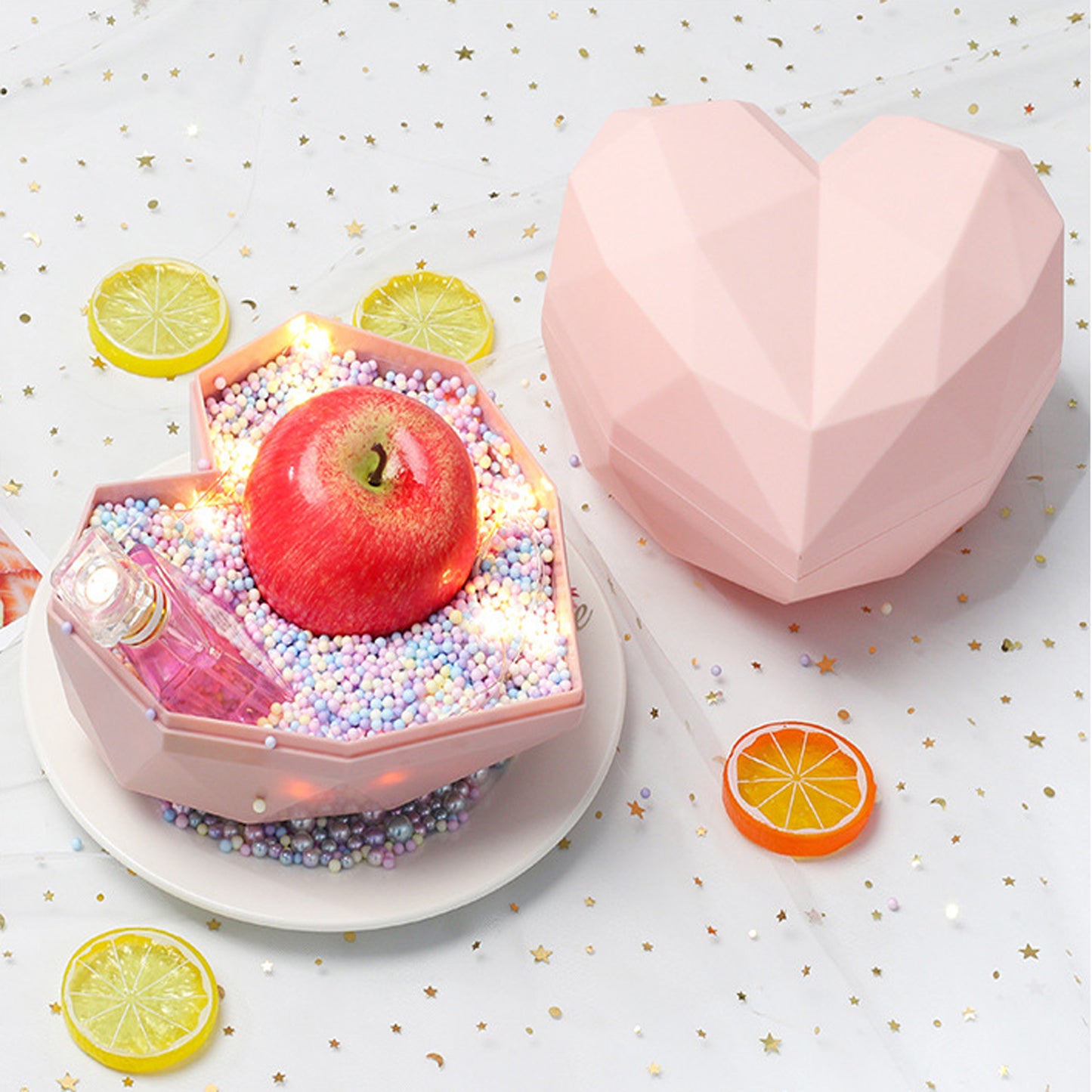 Diamond Shaped Heart Gift Box