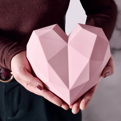 Diamond Shaped Heart Flower Gift Boxes