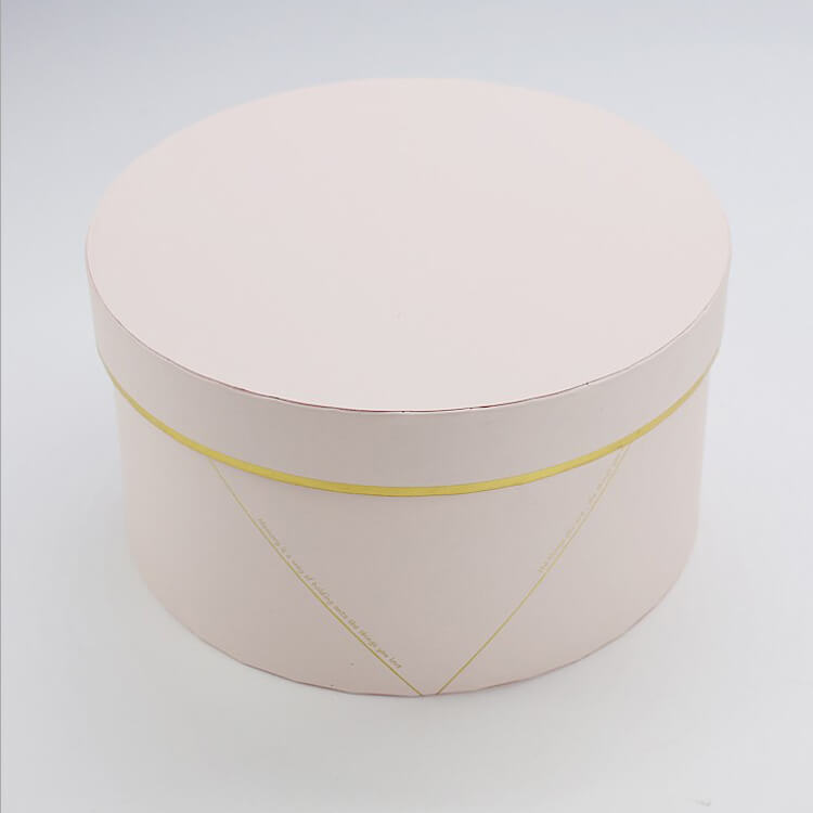 Caja de regalo con rosas preservadas y flores redondas - Cajas circulares para flores - Lotes a granel