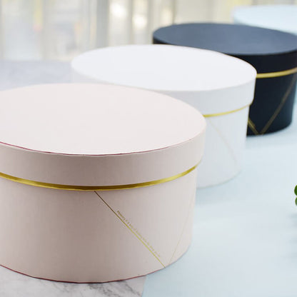 Round Flower Gift Preserved Rose Box