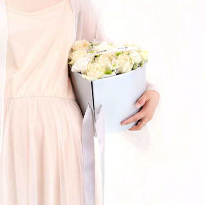 Heart Shape Box with Ribbon