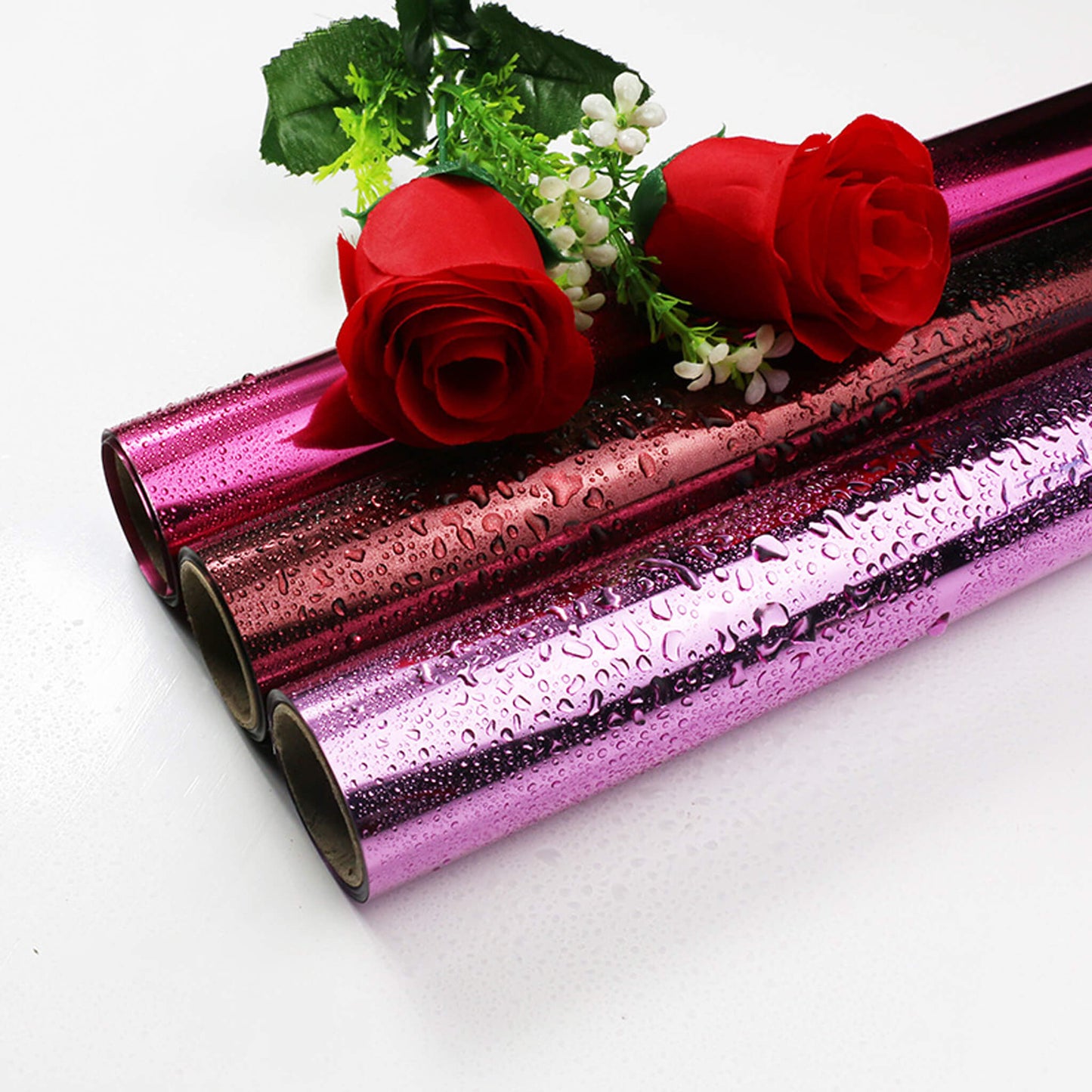 20 Sheets Metallic Waterproof Wrapping Paper for Flowers
