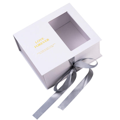 Window Flower Valentine's Day Gift Box With Ribbons