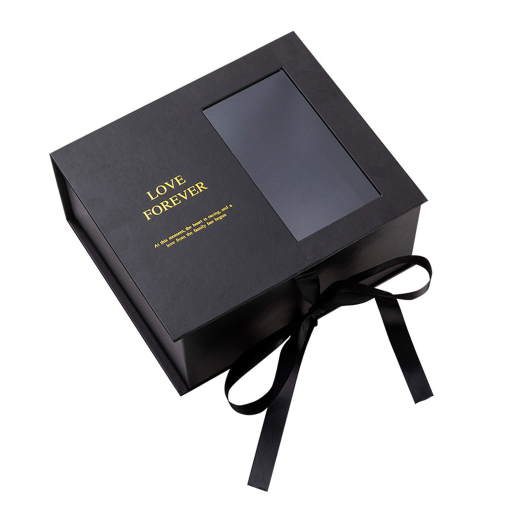 Window Flower Valentine's Day Gift Box With Ribbons