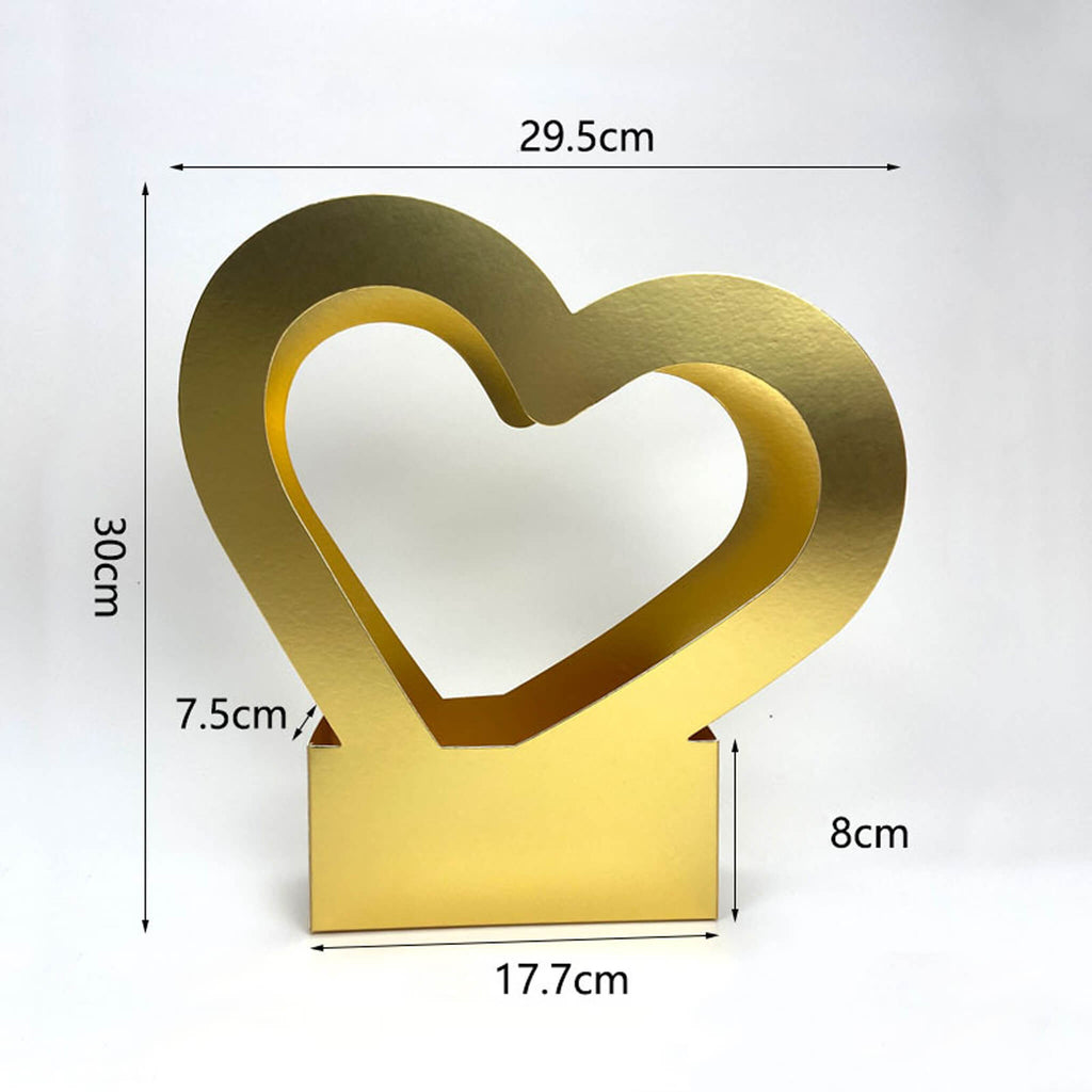 Heart Shaped Bouquet Arrangement Box