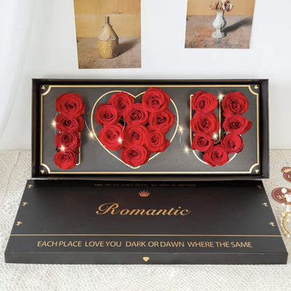 LOVE Letter Flower Arranging Box, 12pcs