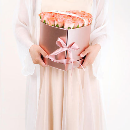 Heart Shape Box with Ribbon