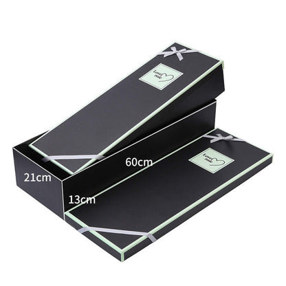 Set of 2 Pieces Square Gift Packaging Box with Lid