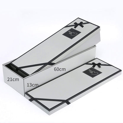 Set of 2 Pieces Square Gift Packaging Box with Lid