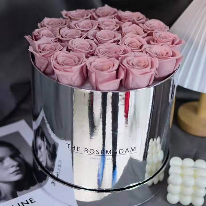 Round Box Flower Arrangements - Set of 2pcs