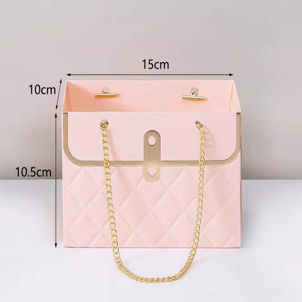 Tote Bouquet Floral Paper Gift Packaging Chain Bag